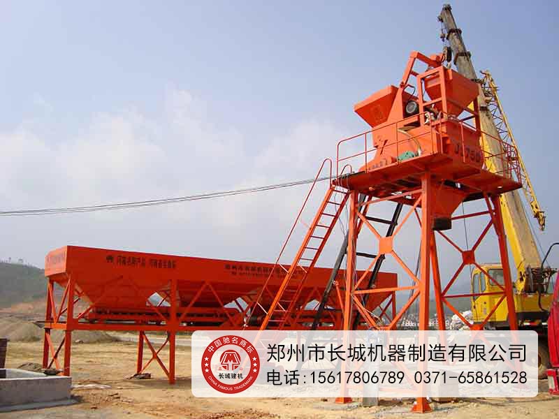 HZS适合做工程搅拌站的设备型号