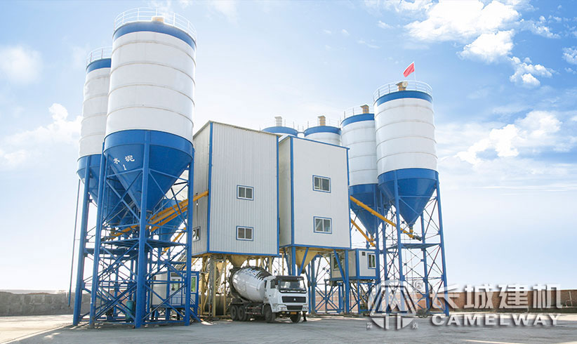 郑州长城120混凝土搅拌站设备