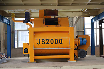 河南信阳平原建机厂js2000强力搅拌机