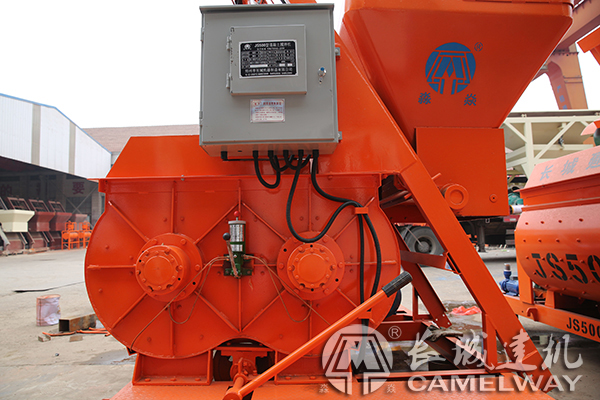 hzs25站搅拌机JS500双卧轴强制式搅拌机厂家(来电报价)