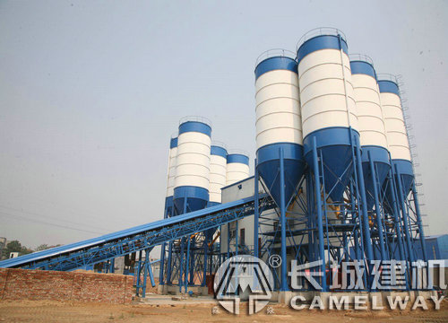 投资hzs120小型混凝土搅拌站