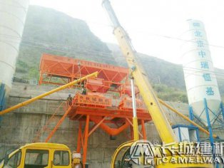 HZS25混凝土搅拌站一次搅拌方量