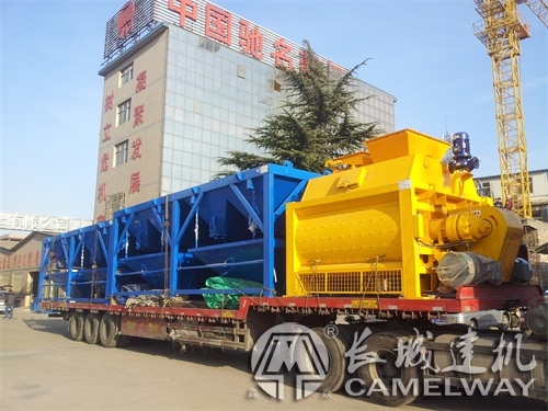 js2000双卧轴搅拌机一套设备