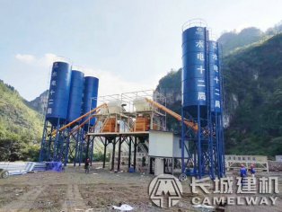 180混凝土拌合站生产线产量