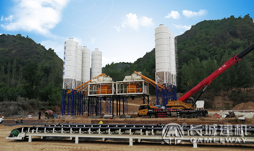 葛洲坝贵州项目部选用长城hzs120搅拌站