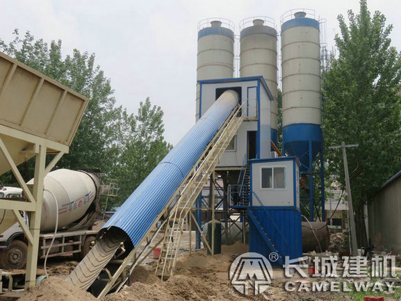 1.5方的搅拌站hzs75和hzs90搅拌站