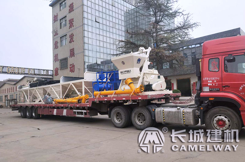 长城建机750型搅拌机发货现场 长城建机750型搅拌机发货现场