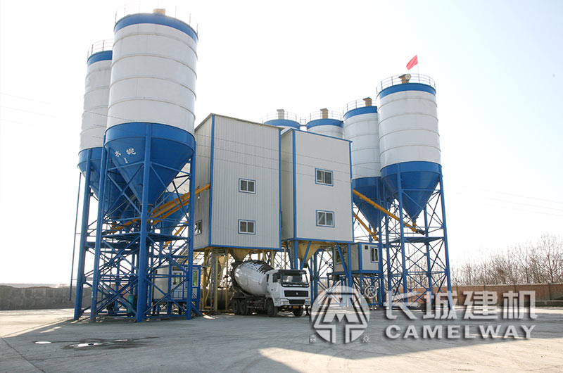长城标准型HZS180搅拌站占地面积共20-25亩 长城标准型HZS180搅拌站占地面积共20-25亩