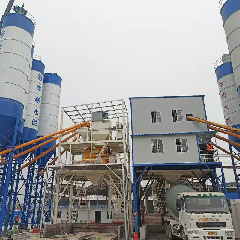 hzs180混凝土搅拌站每小时能生产多少混凝土?