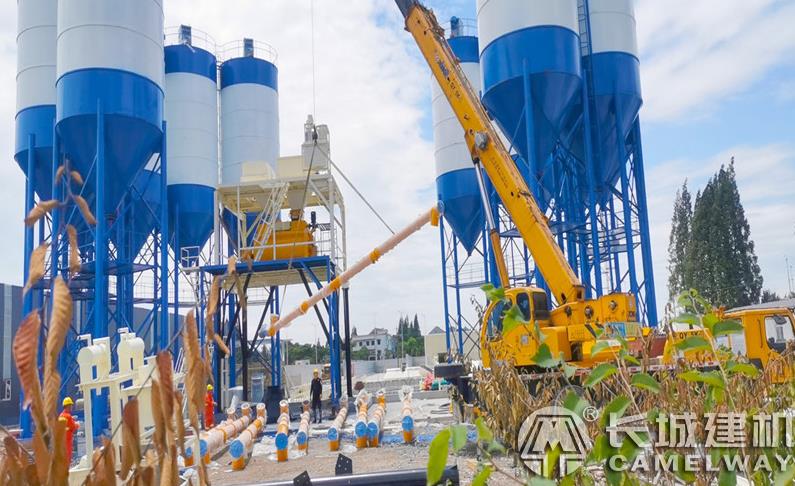 大型商混站现场 大型商混站现场